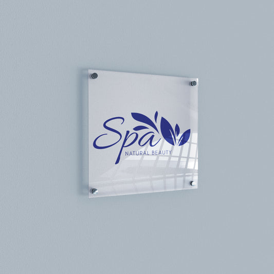 Clear Acrylic Logo Signs